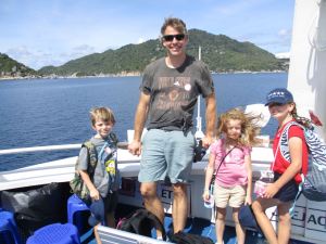 On the ferry from Chumphon to Koh Tao