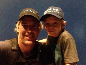 The boys having fun at the aquarium. Marcus' favorite picture, posted as per his special request :-)