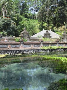 The Holy Water emerges from the depths of the Earth and was brought from Java by the Holy Eagle who dropped it strategically in this specific spot