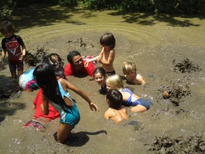 Getting familiar with the mud pit