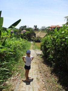 Walking around our neighborhood