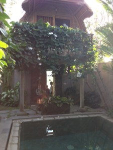 We even have a tree house above the entry door!