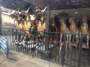 Full size horses crafted for the Cremation Ceremony that happens once every 5 years (roughly). Unfortunately we missed it as we were in Singapore but we got to see a lot of the preparations. So much work!