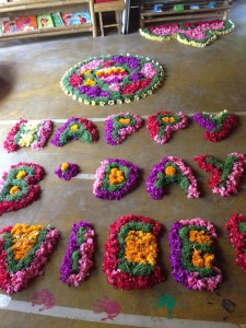 Happy birthday, Vicente! This is what we found in Marcus' classroom floor when we walked in the other morning