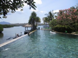 Killing time at the pool