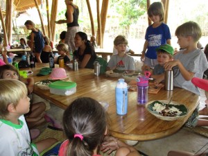 Lunch time at Green School