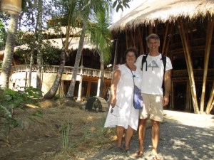 Amazed at the bamboo architecture of the Heart of School